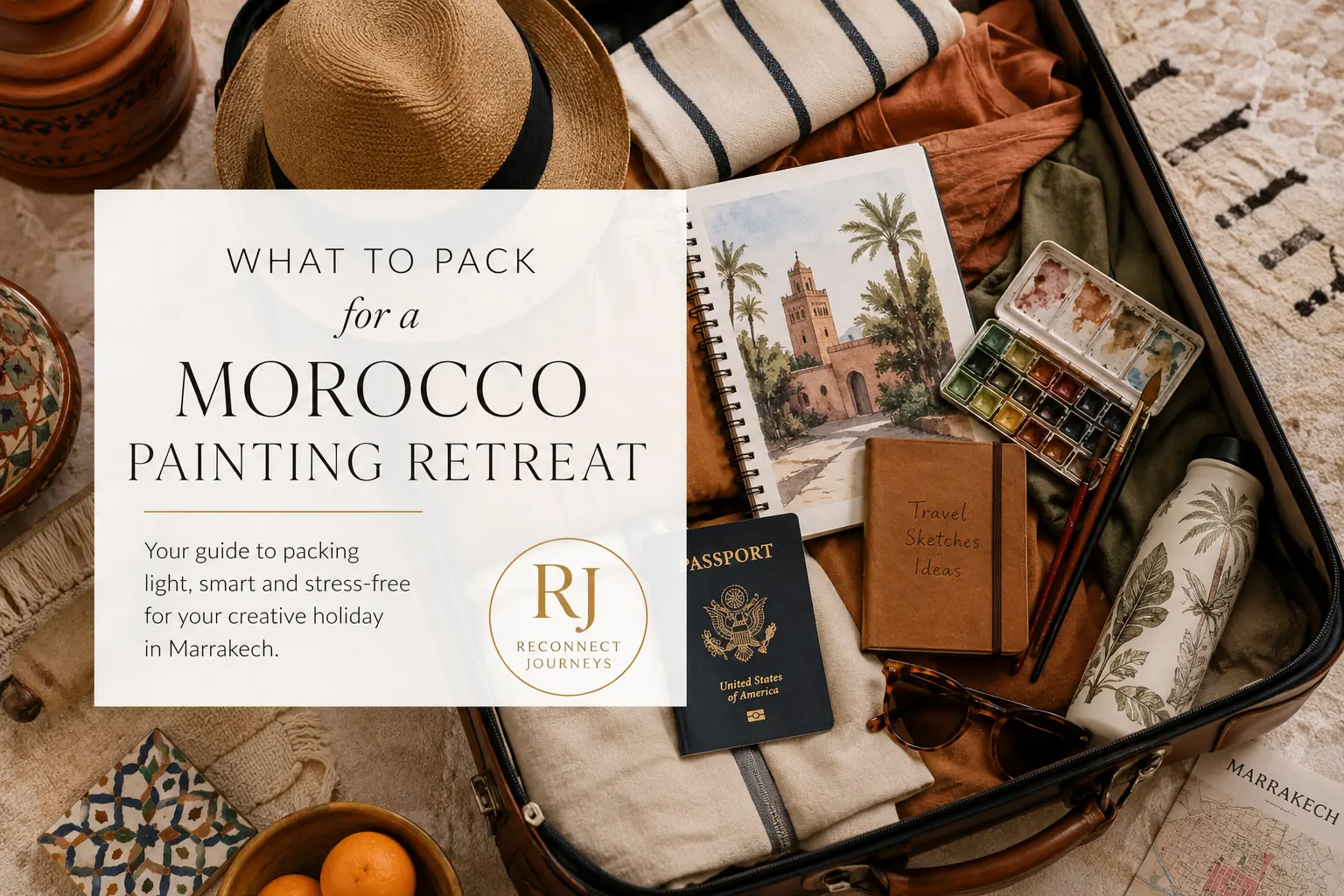 What to Pack for a Painting Retreat in Morocco