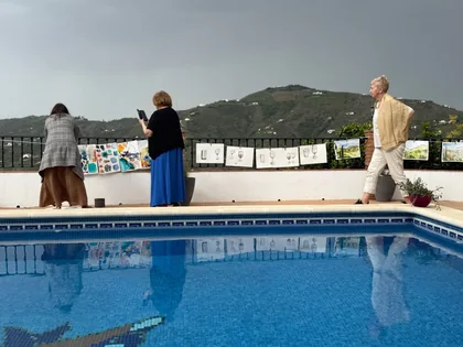 Painting retreat in Albaida, Spain, 2025